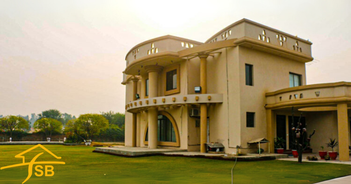 Traditional Pakistani Villa Style Farmhouse